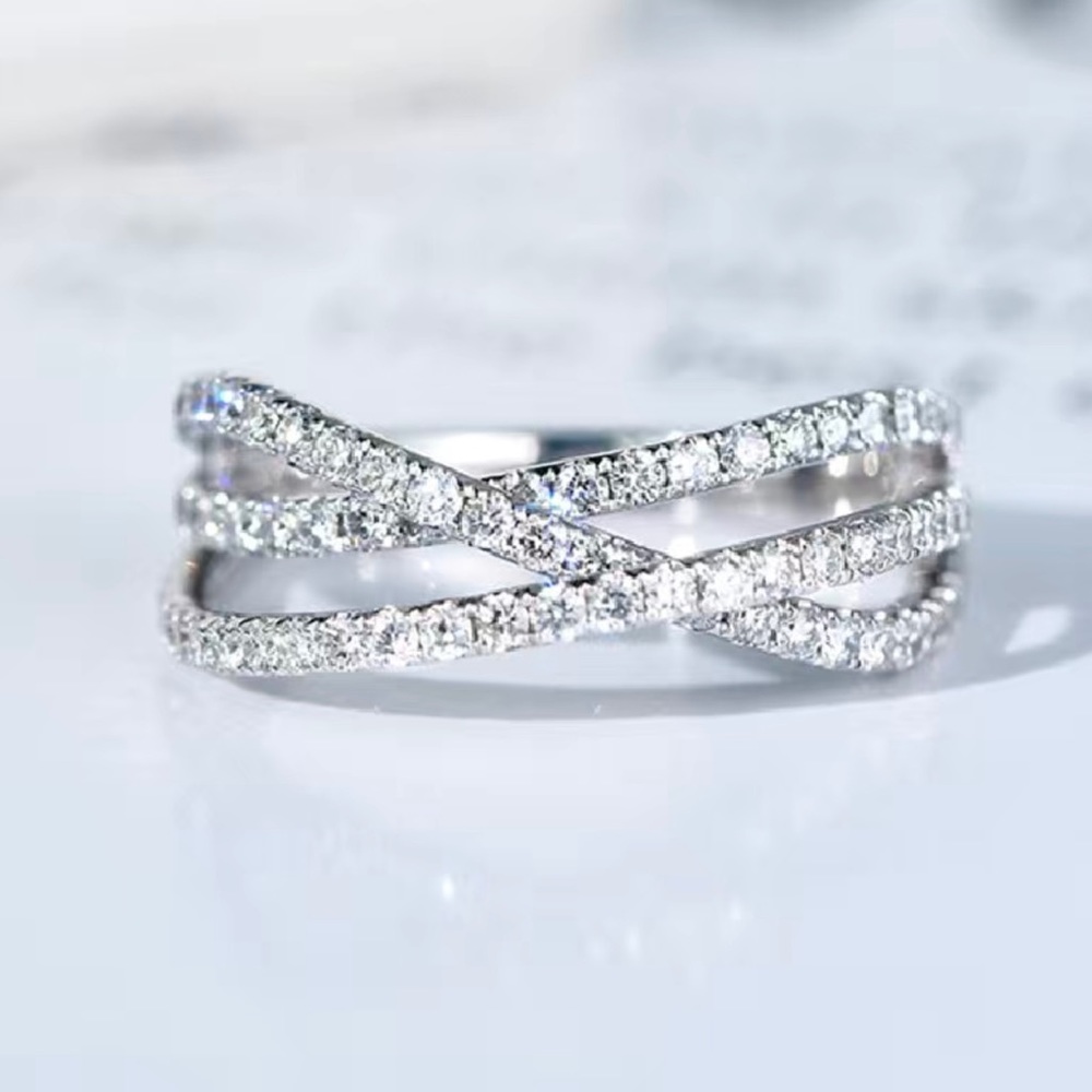 BNIB - Silver Multi Row Ring. - Picture 4 of 8